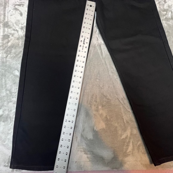 Levi's 541 Athletic Fit Black Jeans Mens Size 44x32 Stretch Denim EUC - Picture 3 of 6